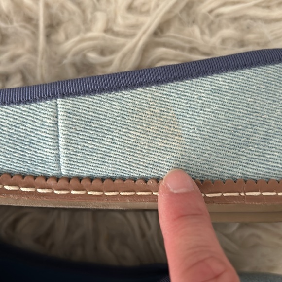 Anne Klein Emerald Denim ballet Flats 6.5 - Picture 8 of 13